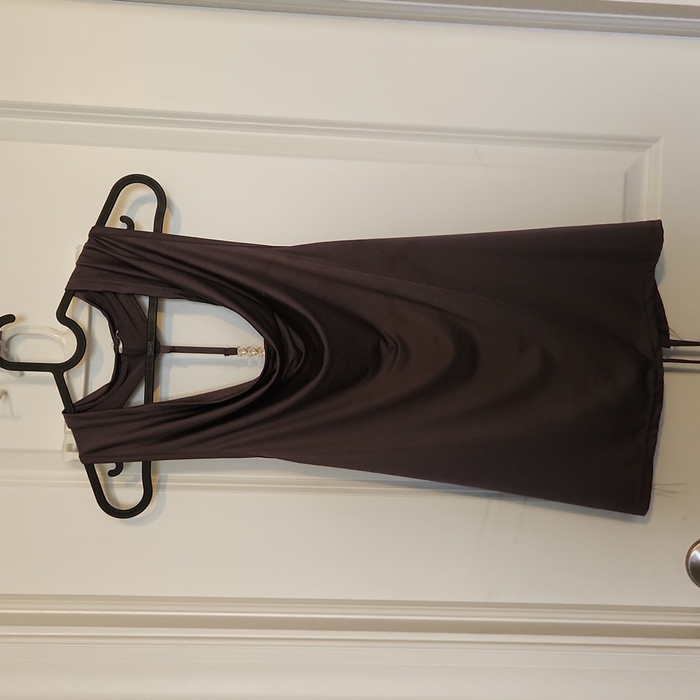 Womens dress shirt size medium with optional  bandeau